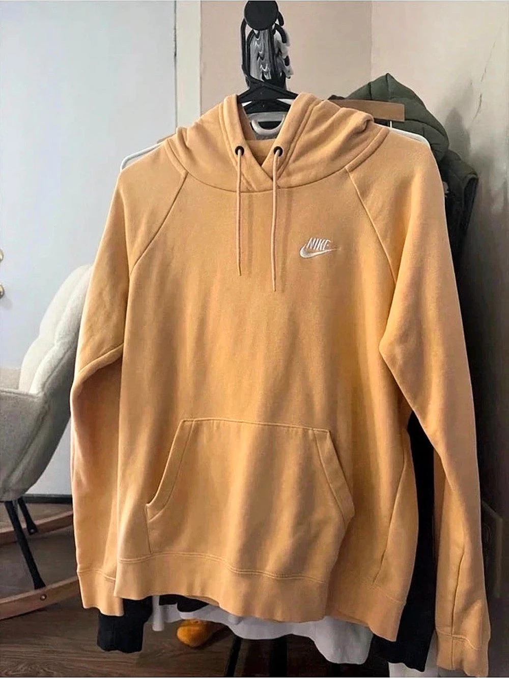 Nike Hoodie Orange Small